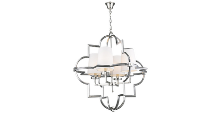 Подвесная люстра Delight Collection Mandeville KM0728P-4L nickel