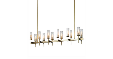 Люстра на штанге Delight Collection Alouette KM0936P-12 brass