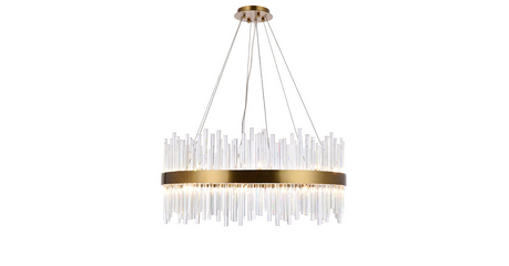 Подвесная люстра Delight Collection KR1209P-12 brass