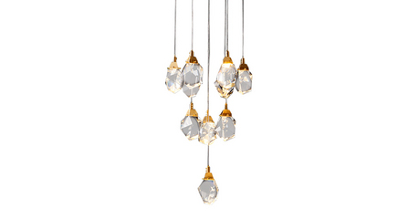 Подвесной светильник Delight Collection Crystal rock MD-020B-11 gold