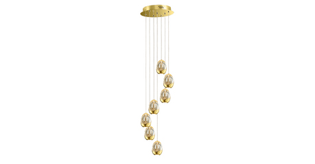 Подвесная люстра DeLight Collection Terrene MD13003023-7A gold