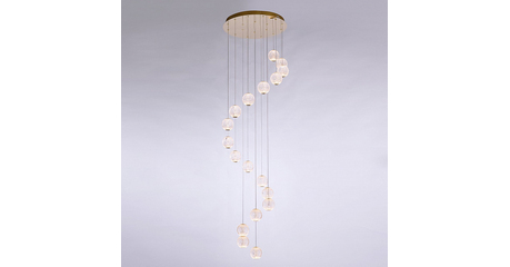 Подвесная люстра DeLight Collection Elliot Diamante MD20001012-18A gold