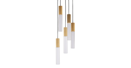 Подвесной светильник Delight Collection Flume MD2045-5A ant.brass