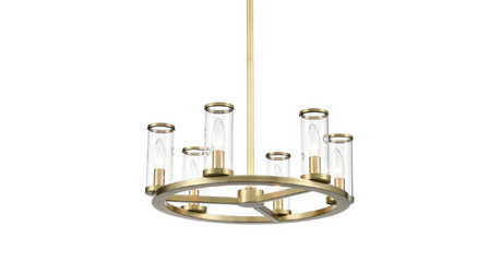 Люстра на штанге Delight Collection MD2061-6A br.brass