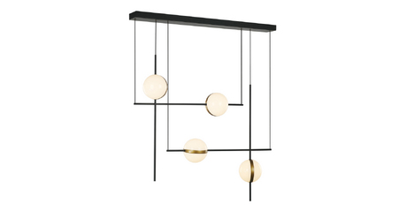 Подвесная люстра Delight Collection MD2062-4B black/brass