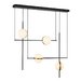 Подвесная люстра Delight Collection MD2062-4B black/brass