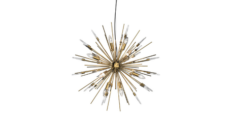 Подвесная люстра Delight Collection Boivin MD2094-12A gold/rock crystal