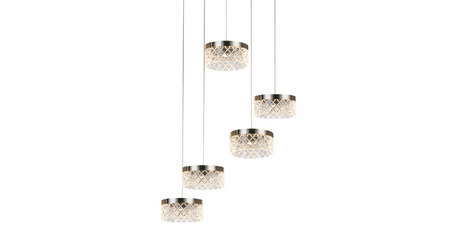 Подвесной светильник Delight Collection MD21020075 MD21020075-5A satin nickel