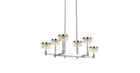 Подвесная люстра Delight Collection MD21020075 MD21020075-6B chrome