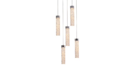 Подвесной светильник Delight Collection MD24030028-5A chrome/clear