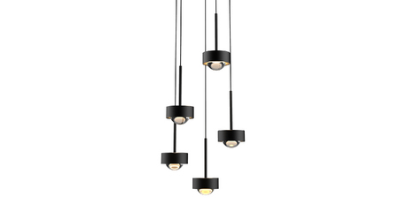 Каскадная люстра Delight Collection MD2826-5A black