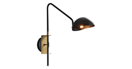 Бра DeLight Collection Wall lamp MT9049-1WB black/bronze