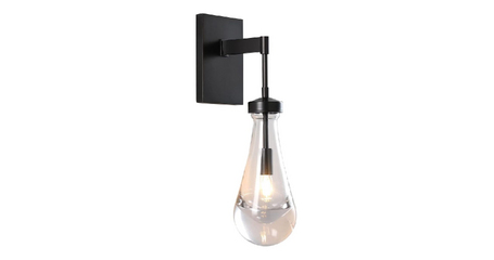 Бра DeLight Collection Raindrop MT9093-1W black brushed gold