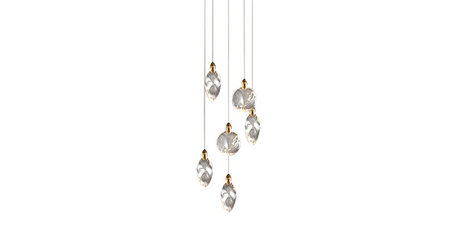 Подвесной светильник Delight Collection Colvin MT9176-6H titanium gold