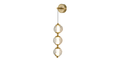 Бра Delight Collection OB2437 brass/clear