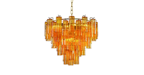 Подвесная люстра Delight Collection OWD2093-D75 gold/amber