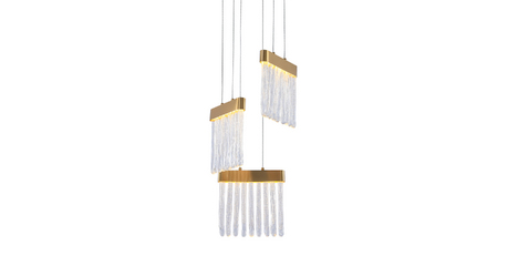 Подвесной светильник Delight Collection P98057-3 antique brass