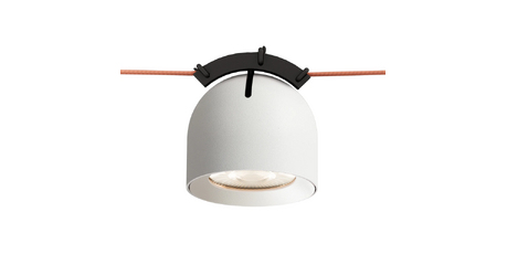 Трековый однофазный светильник Denkirs Belty spot DK5540-WH+BK
