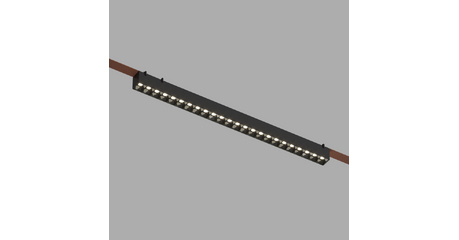 Трековый однофазный светильник Denkirs Belty grill DK5672-BK