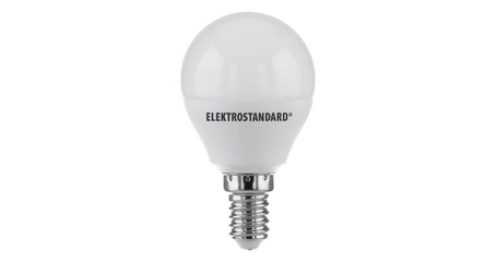 Лампа светодиодная Elektrostandard E14 7W 6500K шар матовый 4690389041556