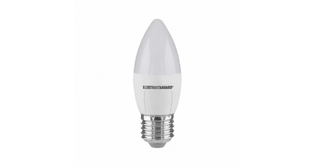 Лампа светодиодная Elektrostandard E27 6W 6500K свеча матовая 4690389056413