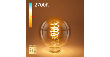 Филаментная светодиодная лампа Elektrostandard Dimmable E27 5W 2700K 4690389169144