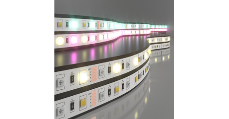 Светодиодная лента Elektrostandard 24V 14,4W 60Led 5050+5050 IP20 MIX RGB/теплый белый, 5м 4690389172250