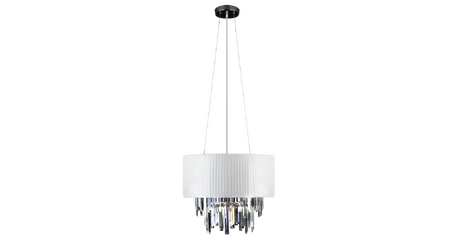 Подвесная люстра Eurosvet Amantea 10122/6 хром/прозрачный хрусталь Strotskis Smart (10106/6) a054108