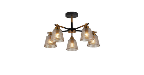 Люстра на штанге Freya Kello FR4015PL-05BBZ