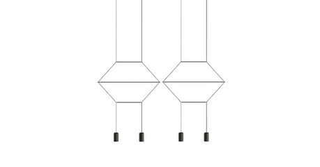 Подвесной светильник ImperiumLoft Via Wireflow Polyhedral 144326-22