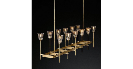 Подвесная люстра ImperiumLoft RH Torche De Verre 74929-22