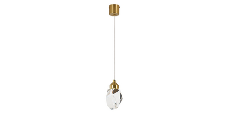 Подвесной светильник Indigo Cristallo 12053/1P Brass V000132L