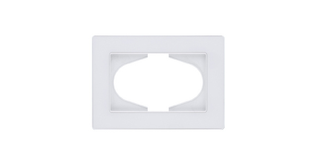 Рамка для двойной розетки, белый Kollinger Eleganz Acryl EA120WH