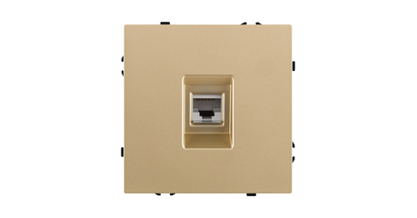 Розетка Ethernet RJ45 Cat.6, золотой Kollinger Eclipse EC-017GD