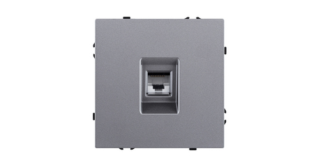 Розетка Ethernet RJ45 Cat.6, серый Kollinger Eclipse EC-017GY
