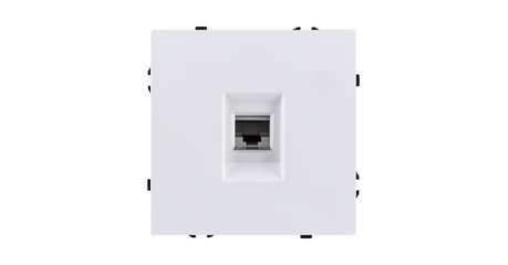 Розетка Ethernet RJ45 Cat.6, белый глянцевый Kollinger Eclipse EC-017WG