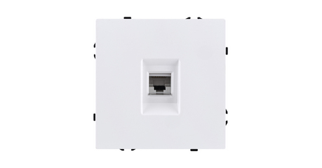 Розетка Ethernet RJ45 Cat.6, белый матовый Kollinger Eclipse EC-017WH