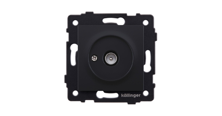 Розетка TV (папа), черный матовый Kollinger REA-007BM для Aspekt, Eleganz, Reflex