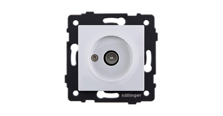 Розетка TV (папа), белый Kollinger REA-007WH для Aspekt, Eleganz, Reflex
