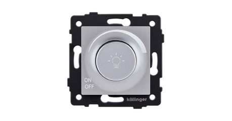 Светорегулятор универсальный 500W, серый Kollinger REA-027GY для Aspekt, Eleganz, Reflex