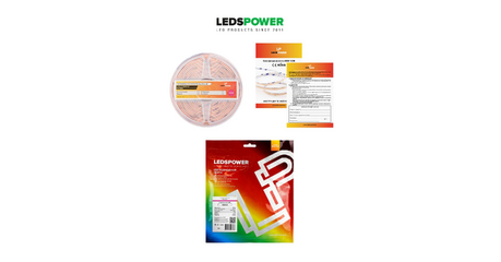 Светодиодная лента LEDS POWER NEW COB 256/м (11Вт/м) 24В розовая 006338