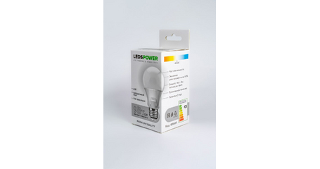 Светодиодная лампа LEDS POWER A60 E27 9Вт 4000К 006611