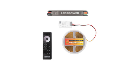 Светодиодная лента LEDS POWER COB FC 528/м (10Вт/м) 24В теплая 007380