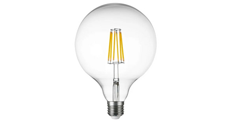 Лампа светодиодная филаментная Lightstar LED Filament E27 10W 3000K груша прозрачная 933202