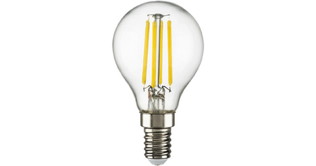Лампа светодиодная филаментная Lightstar LED Filament E14 6W 3000K груша прозрачная 933802