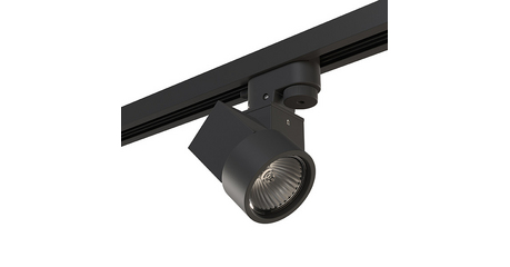 Трековый светильник Lightstar Track 1 black A1T051027 (592027+051027)