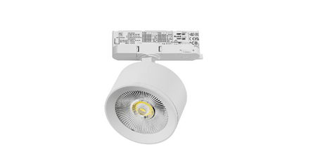Трековый трехфазный светильник Quattro LED с адаптером Lightstar Alta Pro A5536QT