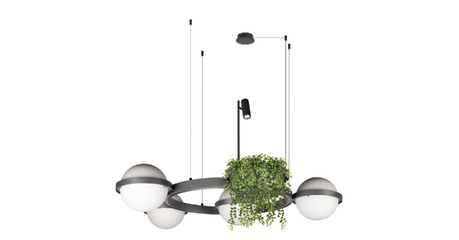 Подвесная люстра Loft IT Jardin 10121/4 Dark grey