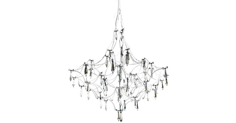 Подвесная люстра Loft IT Mira 10259/800 Silver Asfour
