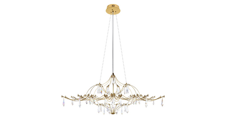 Подвесная люстра Loft IT Mira 10587/1000 Gold Asfour